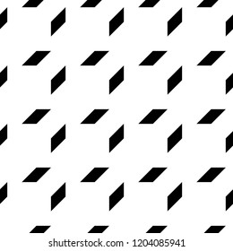Geometric ornament. Quadrangles backdrop. Blocks background. Checks wallpaper. Mosaic motif. Digital paper, textile print, web designing, abstract. Seamless surface pattern design. Vector artwork