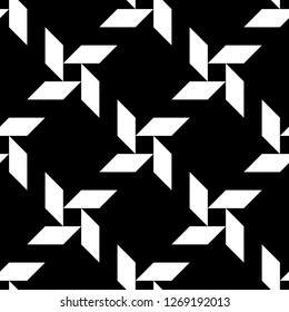 Geometric ornament. Quadrangles backdrop. Polygons wallpaper. Blocks background. Mosaic motif. Digital paper, textile print, web design, abstract. Seamless pattern. Vector artwork