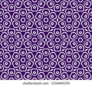 geometric ornament. seamless art-deco pattern. Color vector illustration. for design, wallpaper, invitation. Purple, silver color