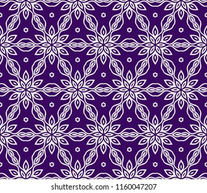 geometric ornament. seamless art-deco pattern. Color vector illustration. for design, wallpaper, invitation. Purple, silver color