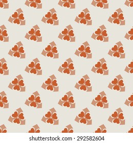 Geometric ornament seamless pattern.  Textile design template seamless background. Round, polygonal and grunge motif endless texture. Editable sample vector illustration.