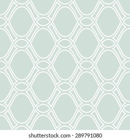 Geometric ornament. Seamless vector blue and white background. Abstract repeating geometric pattern.