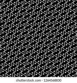 Geometric ornament. Geometric shapes background. Linear motif. Digital paper, textile print, web design, abstract.Polygons, triangles backdrop. Figures wallpaper. Seamless pattern. Vector artwork
