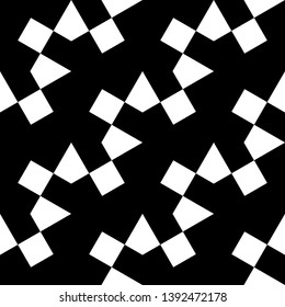 Geometric ornament. Squares, kites background. Polygons backdrop. Geometrical motif. Digital paper, textile print, web design, abstract. Seamless pattern.Figures wallpaper. Vector