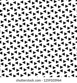 Geometric ornament. Triangular shapes wallpaper. Blocks background. Mosaic motif. Digital paper, textile print, web designing. Triangles backdrop. Seamless surface pattern design. Vector artwork