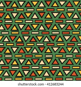Geometric ornament; vector seamless background.