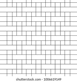 Geometric ornament. White and black seamless pattern for web, textile and wallpapers