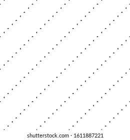 Geometric ornamental dot black 
triangle. vector illustrator. Seamless pattern background design wallpaper.