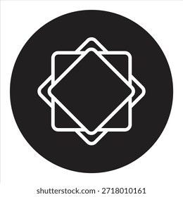 Ein geometrischer Zierrahmen, der von traditionellen islamischen Mustern inspiriert ist.