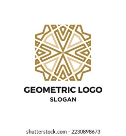 Geometric Ornamental Monoline Logo Design