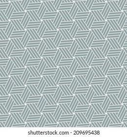 Geometric ornamental pattern background. Vector graphic template.