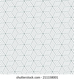 Geometric ornamental pattern background. Vector graphic template.