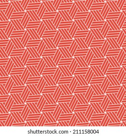 Geometric ornamental pattern background. Vector graphic template.