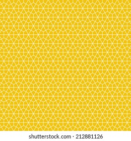 Geometric ornamental pattern background. Vector graphic template.