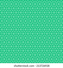 Geometric ornamental pattern background. Vector graphic template.