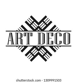 Geometric ornamental retro vintage art deco ornament, logo, badge, border frame for design and decoration. Vintage retro ornamental deco art design for logo, frame, border and badge. Retro art design.