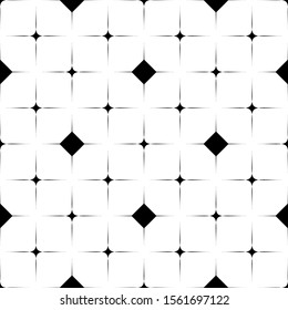 Geometric ornamental seamless pattern. Abstract background design. Modern stylish abstract texture. Monochrome template for prints, textiles, wrapping, wallpaper, website, etc. Vector illustration.
