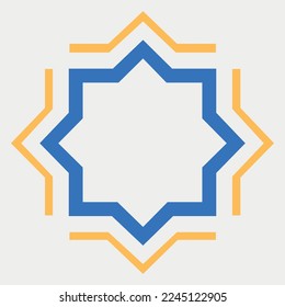 Geometric Ornamental Shape vector illustration