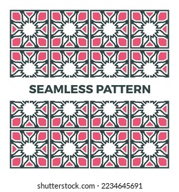 Geometric Ornamental Vector Design Seamless Pattern