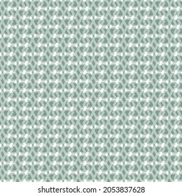 Patrón verde vector ornamental geométrico. Textura de diseño sin inconvenientes.Cuadrícula decorativa. Patrón gris con formas redondeadas talladas. Diseño de flecha de muestra 3d. Fondo abstracto para móvil