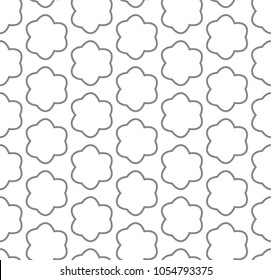 Geometric ornamental vector pattern