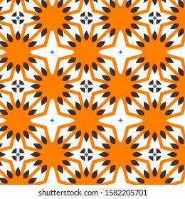 Geometric ornamental vector pattern. Abstract background. Pattern using for fabric background, tiles