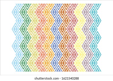 geometric ornamental vector pattern. Abstract background