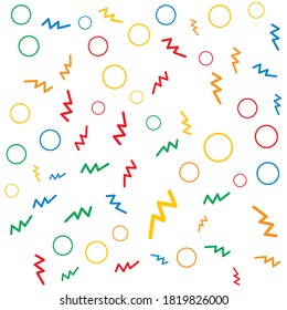 Geometric ornamental vector pattern. Abstract background