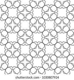 Geometric ornamental vector pattern. Seamles design.