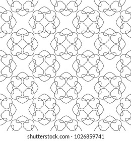 Geometric ornamental vector pattern. Seamless design.
