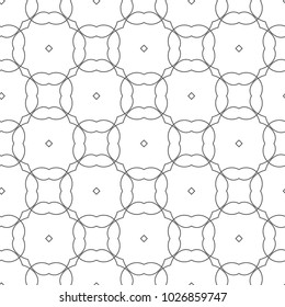 Geometric ornamental vector pattern. Seamless design.