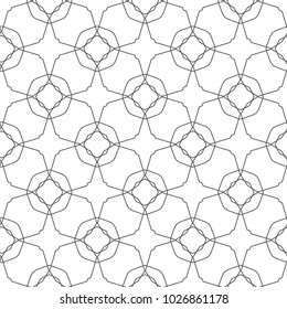 Geometric ornamental vector pattern. Seamless design.