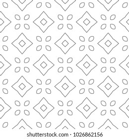 Geometric ornamental vector pattern. Seamless design.