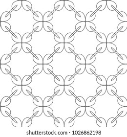 Geometric ornamental vector pattern. Seamless design.