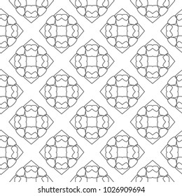 Geometric ornamental vector pattern. Seamless design.