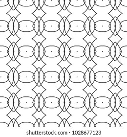 Geometric ornamental vector pattern. Seamless design.