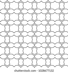 Geometric ornamental vector pattern. Seamless design.