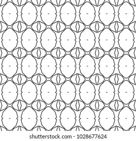 Geometric ornamental vector pattern. Seamless design.