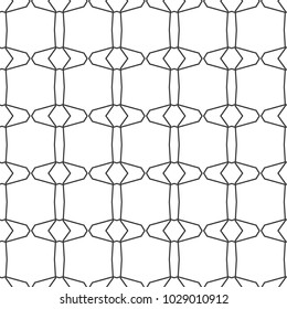 Geometric ornamental vector pattern. Seamless design.