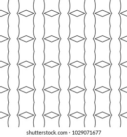 Geometric ornamental vector pattern. Seamless design.