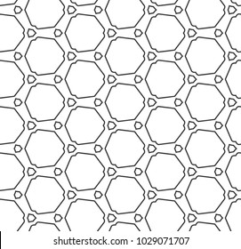 Geometric ornamental vector pattern. Seamless design.