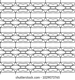 Geometric ornamental vector pattern. Seamless design.