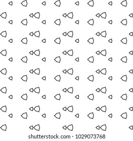 Geometric ornamental vector pattern. Seamless design.