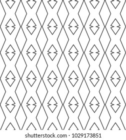 Geometric ornamental vector pattern. Seamless design.