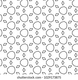 Geometric ornamental vector pattern. Seamless design.