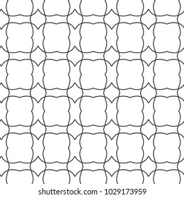 Geometric ornamental vector pattern. Seamless design.