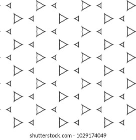 Geometric ornamental vector pattern. Seamless design.