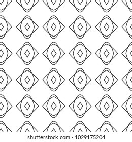 Geometric ornamental vector pattern. Seamless design.