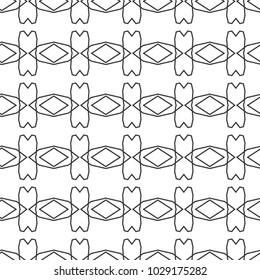 Geometric ornamental vector pattern. Seamless design.