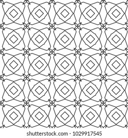 Geometric ornamental vector pattern. Seamless design.